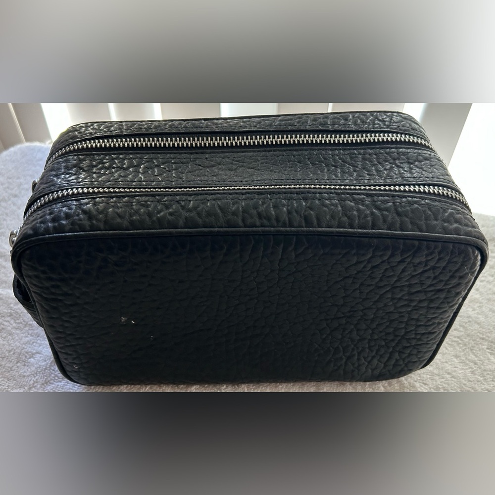 LEATHER TOILETRY BAG FOR MEN DOPP KIT TRAVEL ACCESSORY BAG